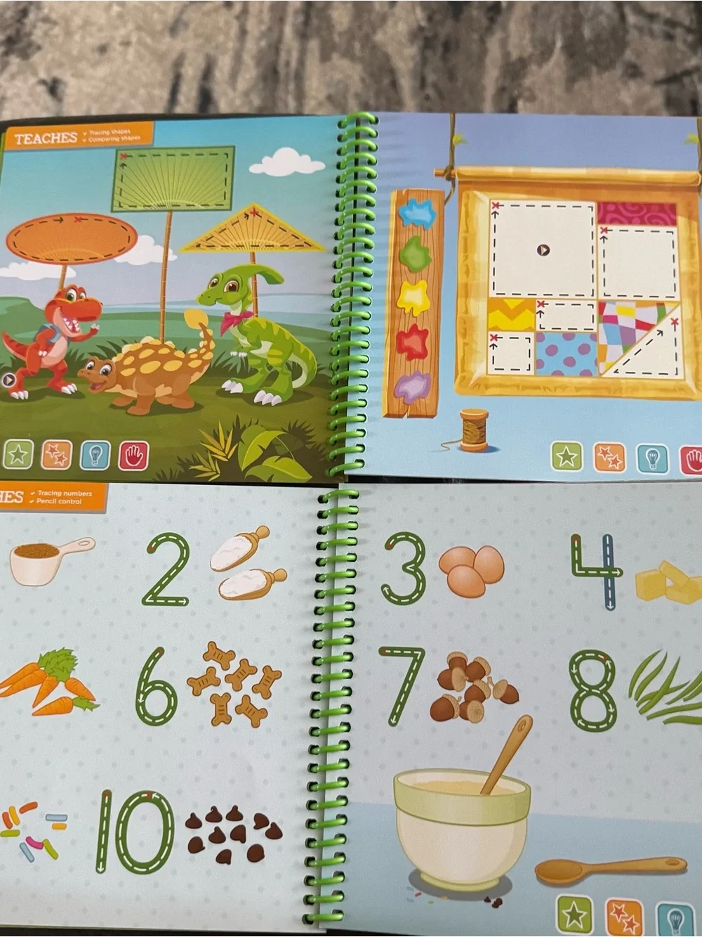Leapfrog LeapStat Preschool Books - Shapes & Colors + Scout & Friends Math (2)